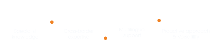 Key business services: expertise, support, versatility, knowledge.